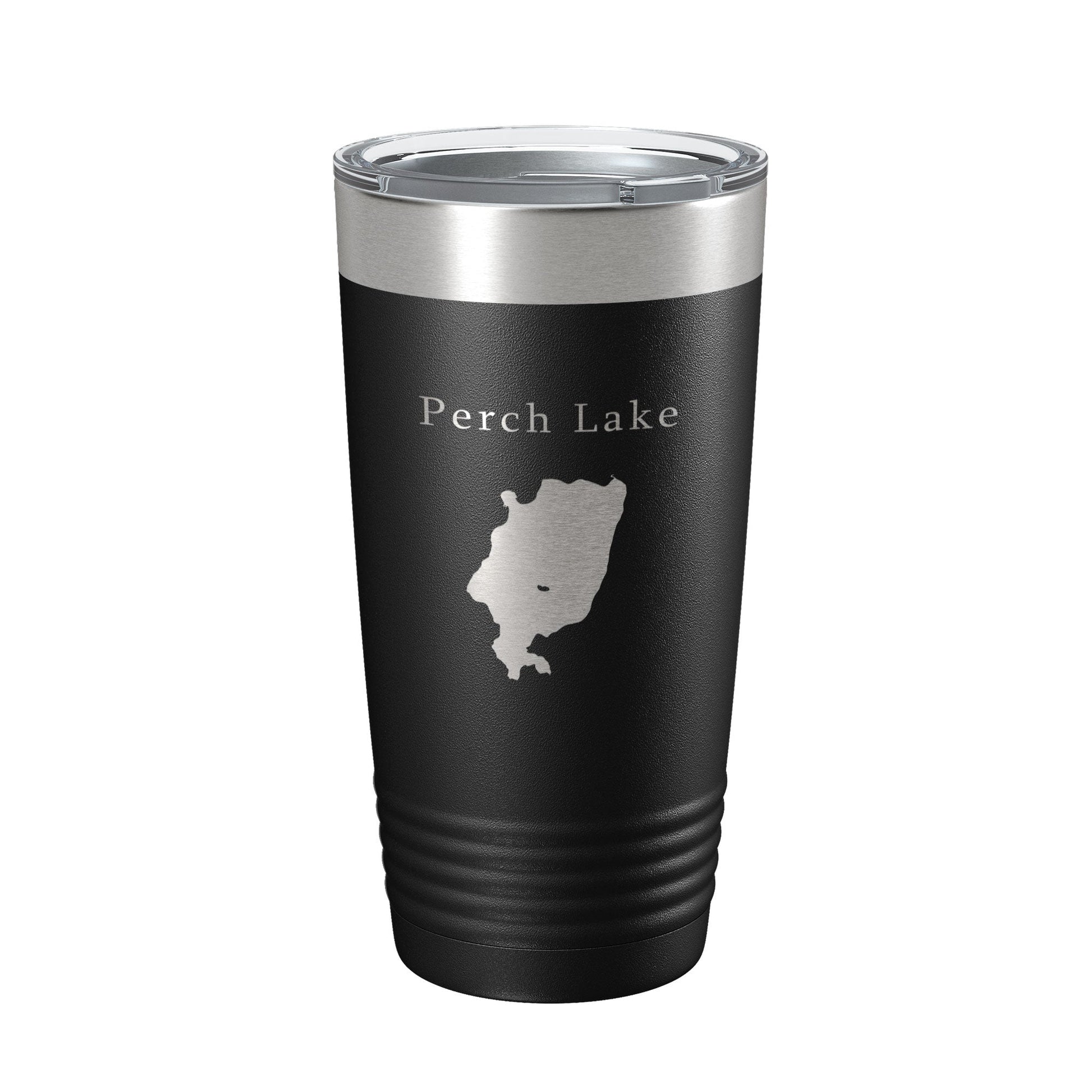 Perch Lake Map Tumbler Travel Mug Insulated Laser Engraved Coffee Cup Michigan 20 oz-5