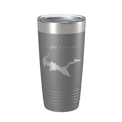 Lake Kaweah Map Tumbler Travel Mug Insulated Laser Engraved Coffee Cup California 20 oz-16