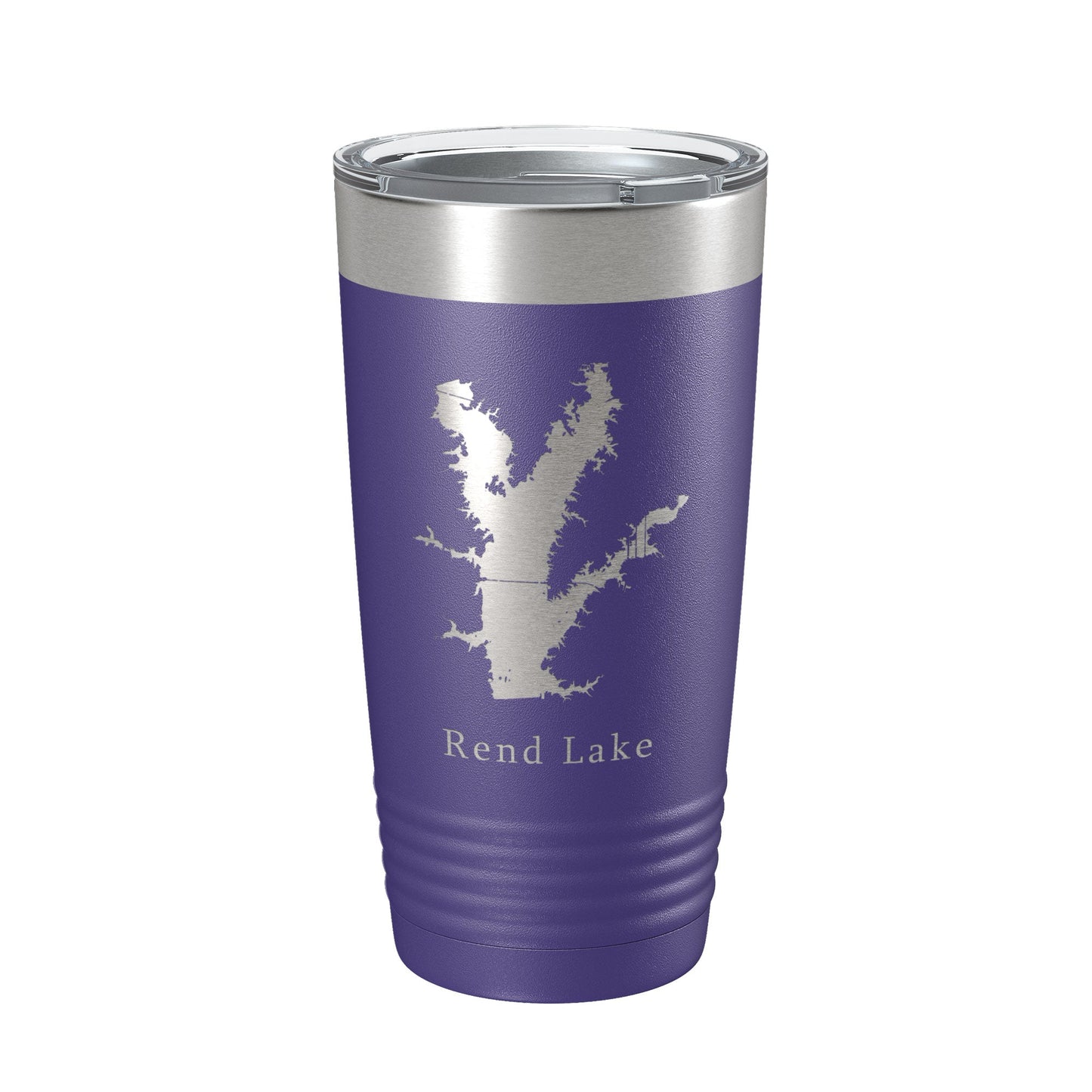 Rend Lake Map Tumbler Travel Mug Insulated Laser Engraved Coffee Cup Illinois 20 oz-15