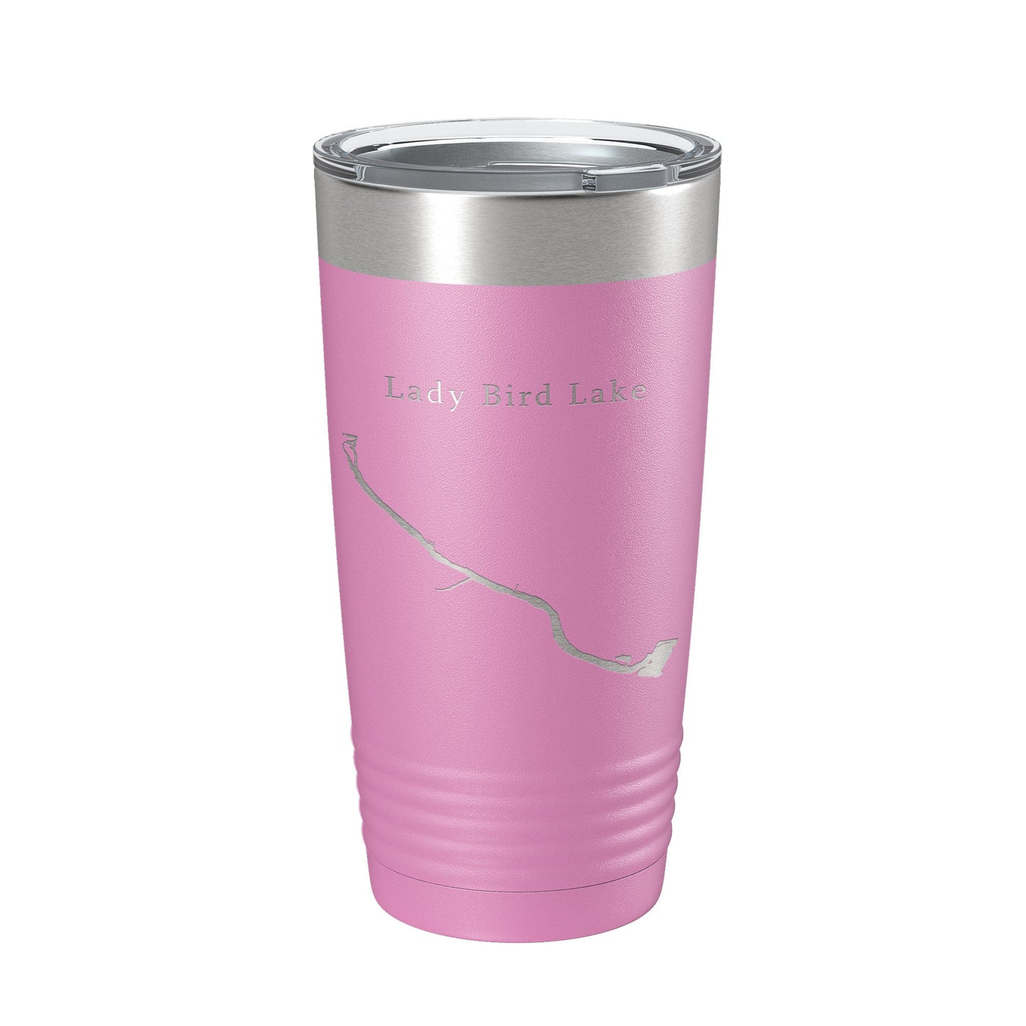 Lady Bird Lake Map Tumbler Travel Mug Insulated Laser Engraved Coffee Cup Austin Texas 20 oz-14