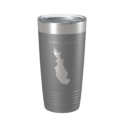 Union Lake Map Tumbler Travel Mug Insulated Laser Engraved Coffee Cup New Jersey 20 oz-16