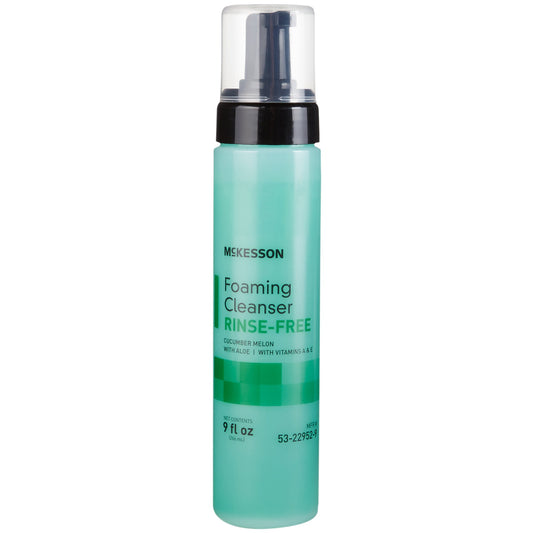 Rinse-Free Body Wash McKesson Foaming 9 oz. Pump Bottle Cucumber Melon Scent