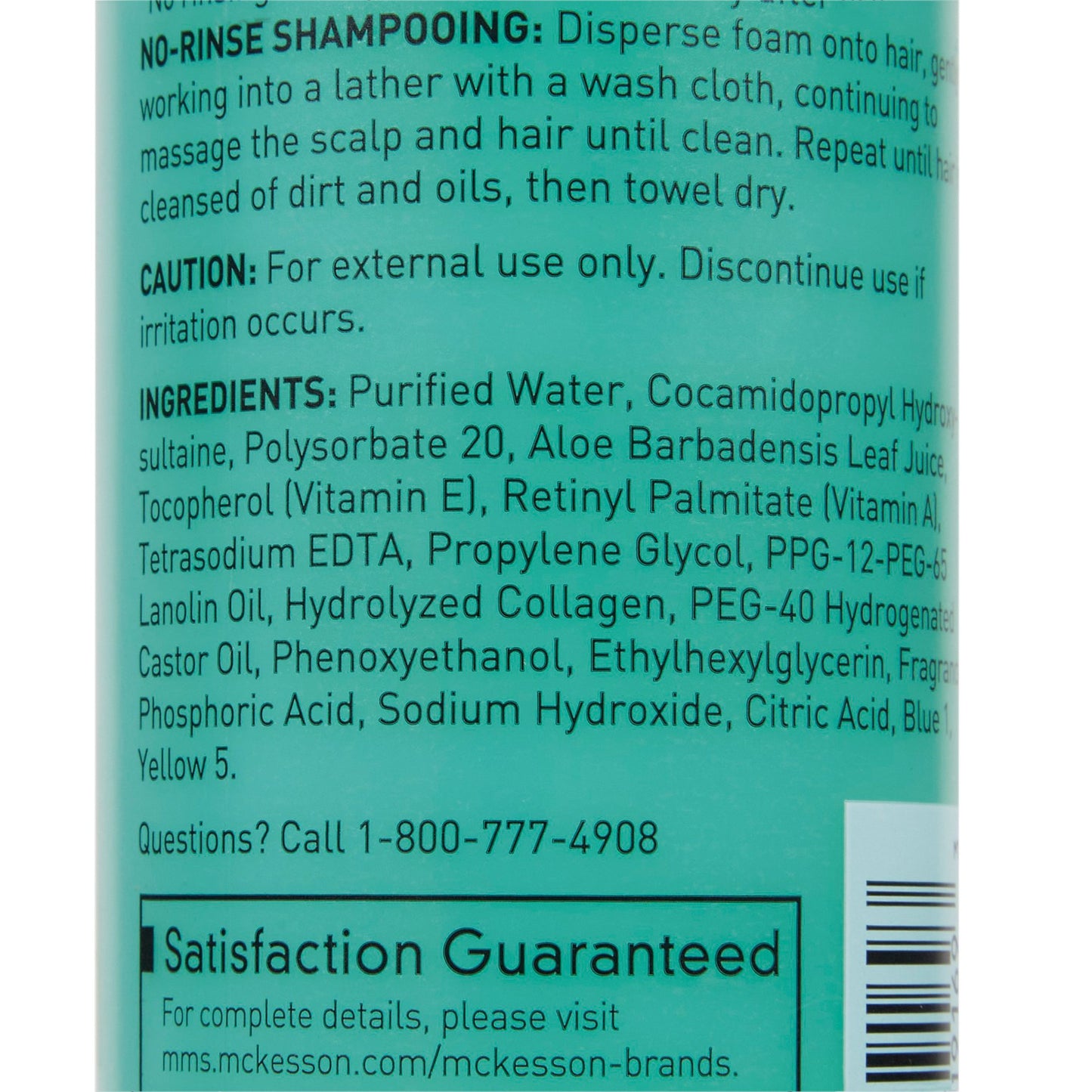 Rinse-Free Body Wash McKesson Foaming 9 oz. Pump Bottle Cucumber Melon Scent