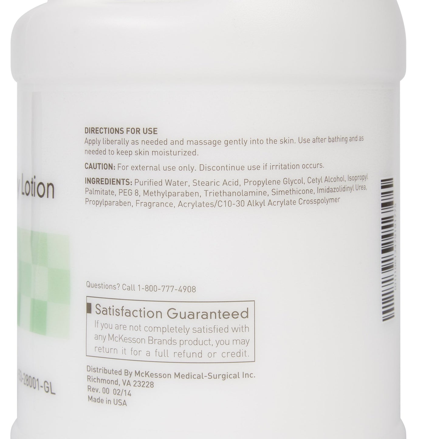 Hand and Body Moisturizer McKesson 1 gal. Jug Cucumber Melon Scent Lotion