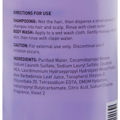 Tearless Shampoo and Body Wash McKesson 12 oz. Flip Top Bottle Lavender Scent
