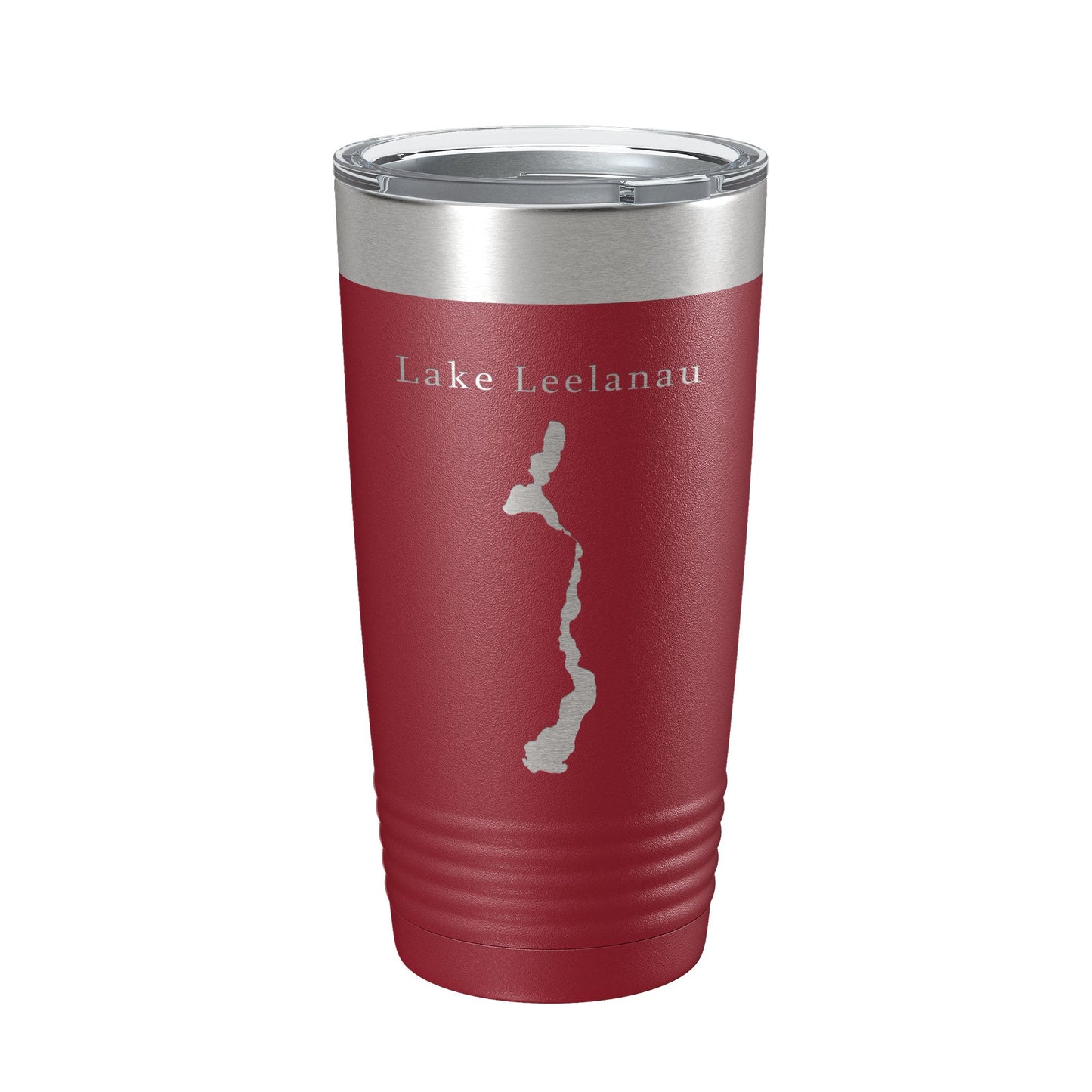 Lake Leelanau Map Tumbler Travel Mug Insulated Laser Engraved Coffee Cup Michigan 20 oz-18