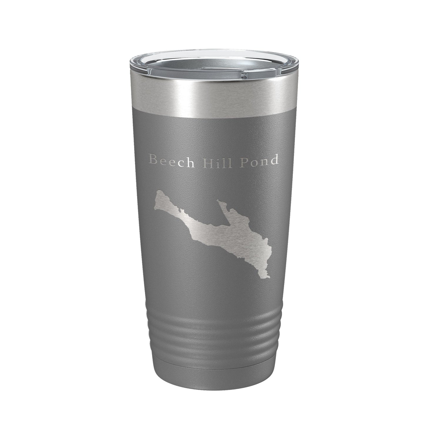 Beech Hill Pond Tumbler Lake Map Travel Mug Insulated Laser Engraved Coffee Cup Maine 20 oz-16