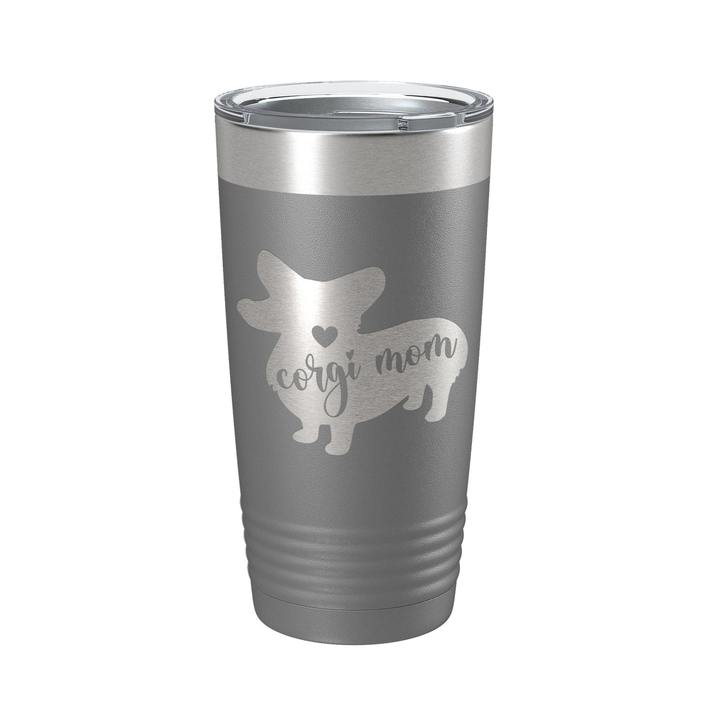 Corgi Mom Tumbler Dog Travel Mug Gift Insulated Laser Engraved Coffee Cup 20 oz-16