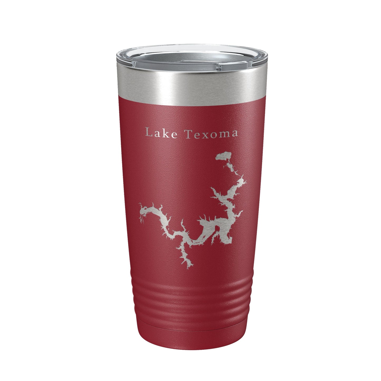 Lake Texoma Map Tumbler Travel Mug Insulated Laser Engraved Coffee Cup Oklahoma Texas 20 oz-18