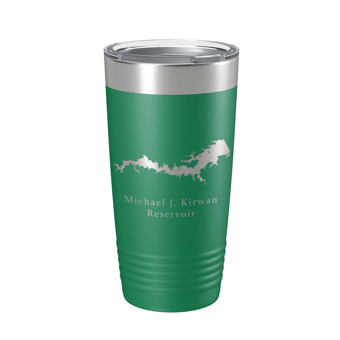 Michael J. Kirwan Reservoir Tumbler Lake Map Travel Mug Insulated Laser Engraved Coffee Cup Ohio 20 oz-9