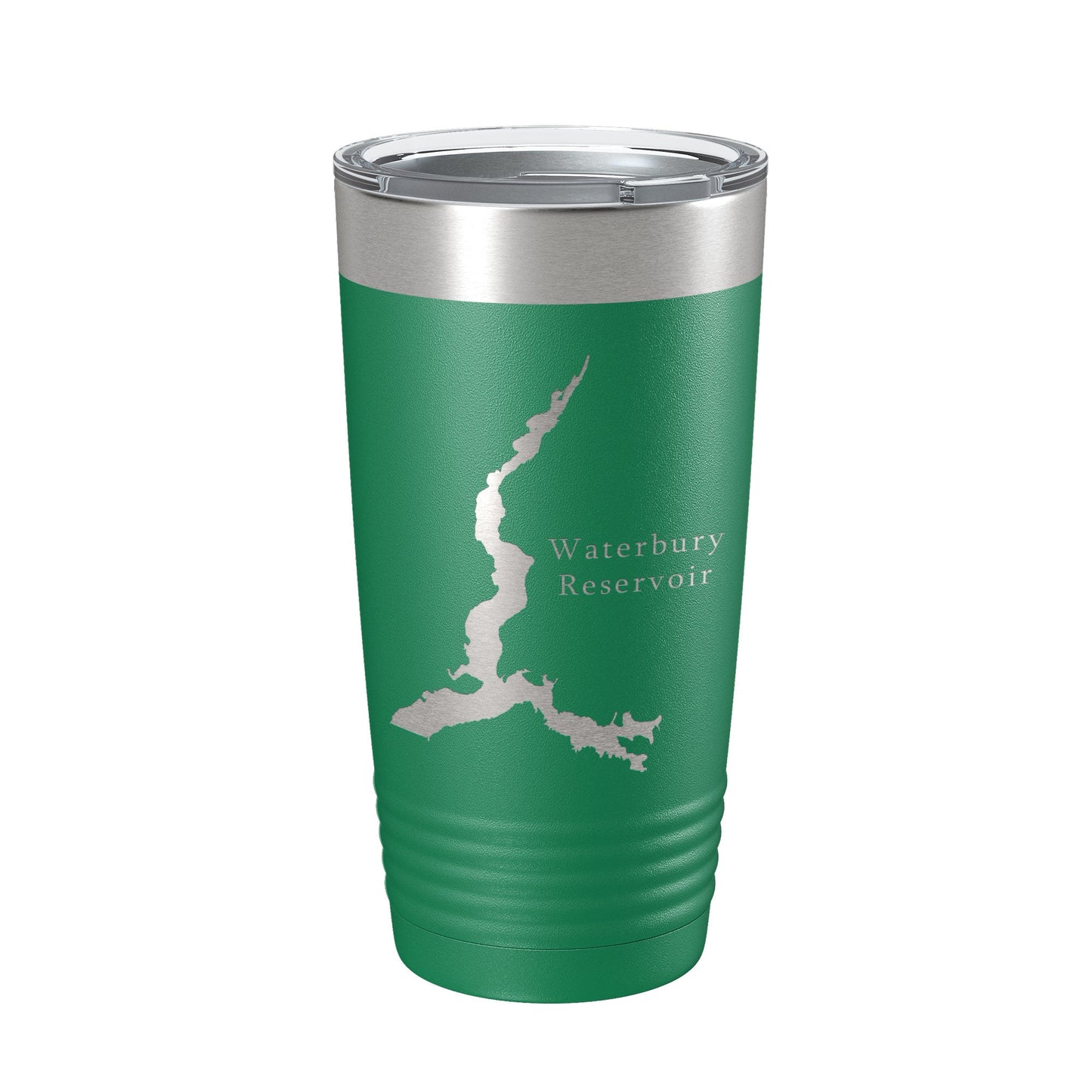 Waterbury Reservoir Tumbler Lake Map Travel Mug Insulated Laser Engraved Coffee Cup Vermont 20 oz-9