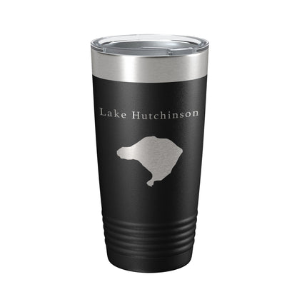 Lake Hutchinson Map Tumbler Travel Mug Insulated Laser Engraved Coffee Cup Florida 20 oz-0