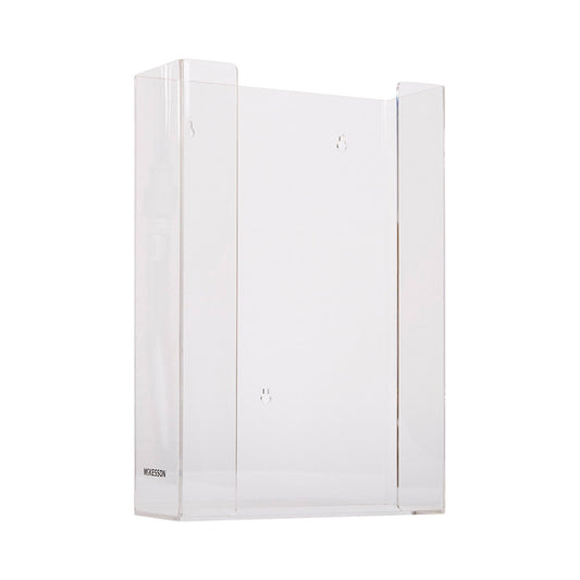 Glove Box Holder McKesson Horizontal Mounted 3-Box Capacity Clear 4-1/4 X 11 X 16 Inch Plastic