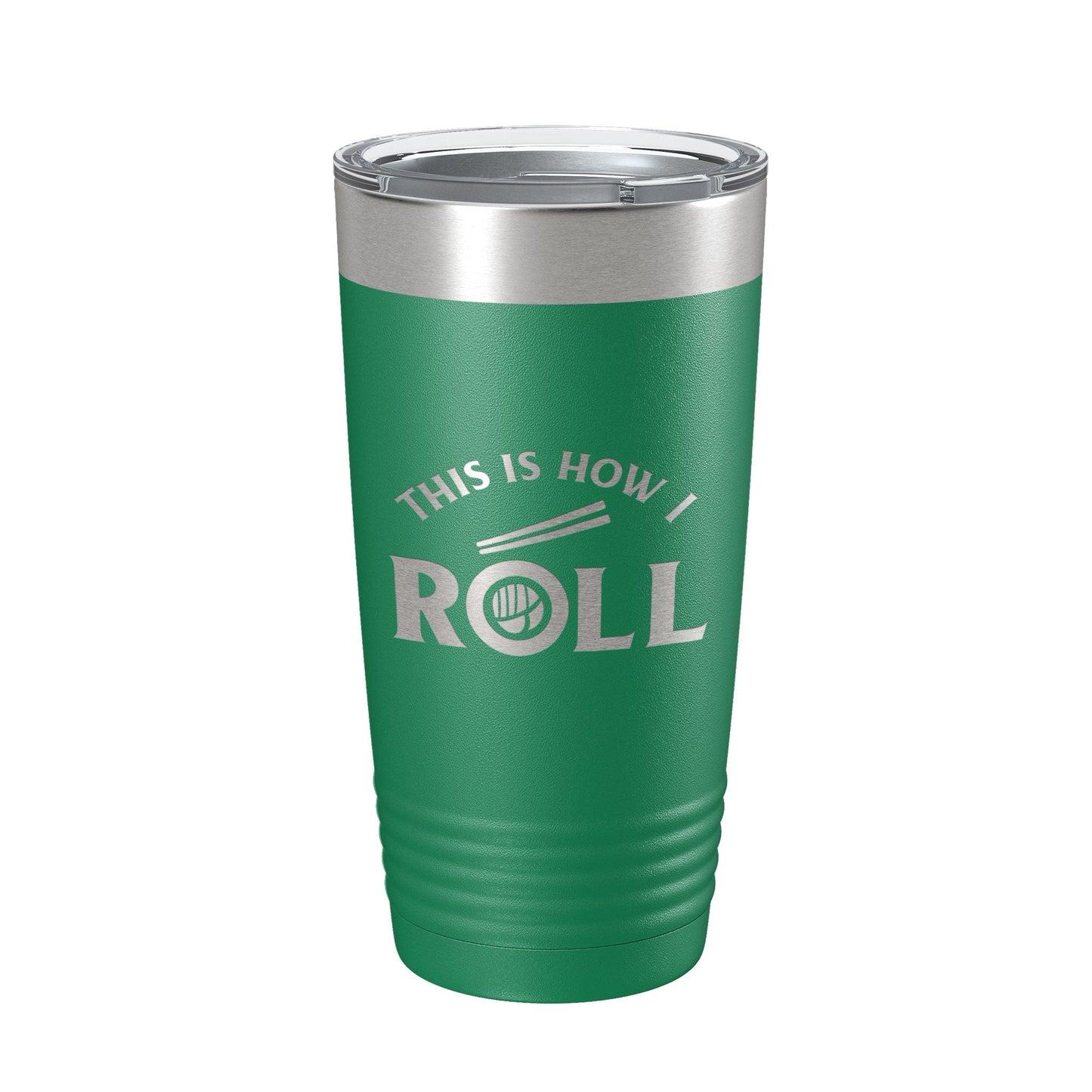 Sushi Tumbler This Is How I Roll Travel Mug Insulated Laser Engraved Coffee Cup 20 oz-9