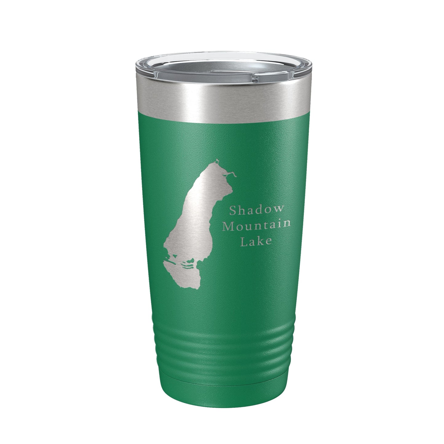 Shadow Mountain Lake Map Tumbler Travel Mug Insulated Laser Engraved Coffee Cup Colorado 20 oz-9