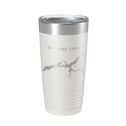 Watauga Lake Map Tumbler Travel Mug Insulated Laser Engraved Coffee Cup Tennessee 20 oz-7