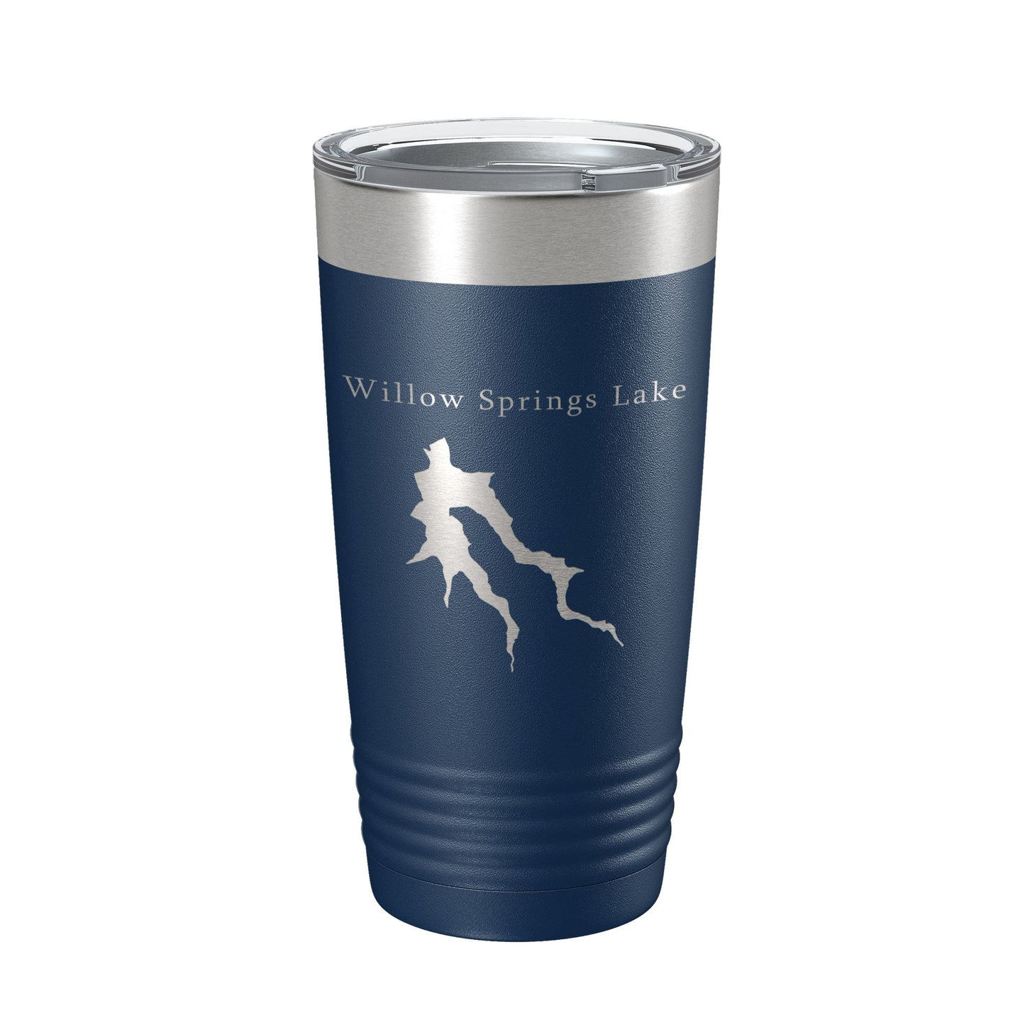 Willow Springs Lake Map Tumbler Travel Mug Insulated Laser Engraved Coffee Cup Arizona 20 oz-8