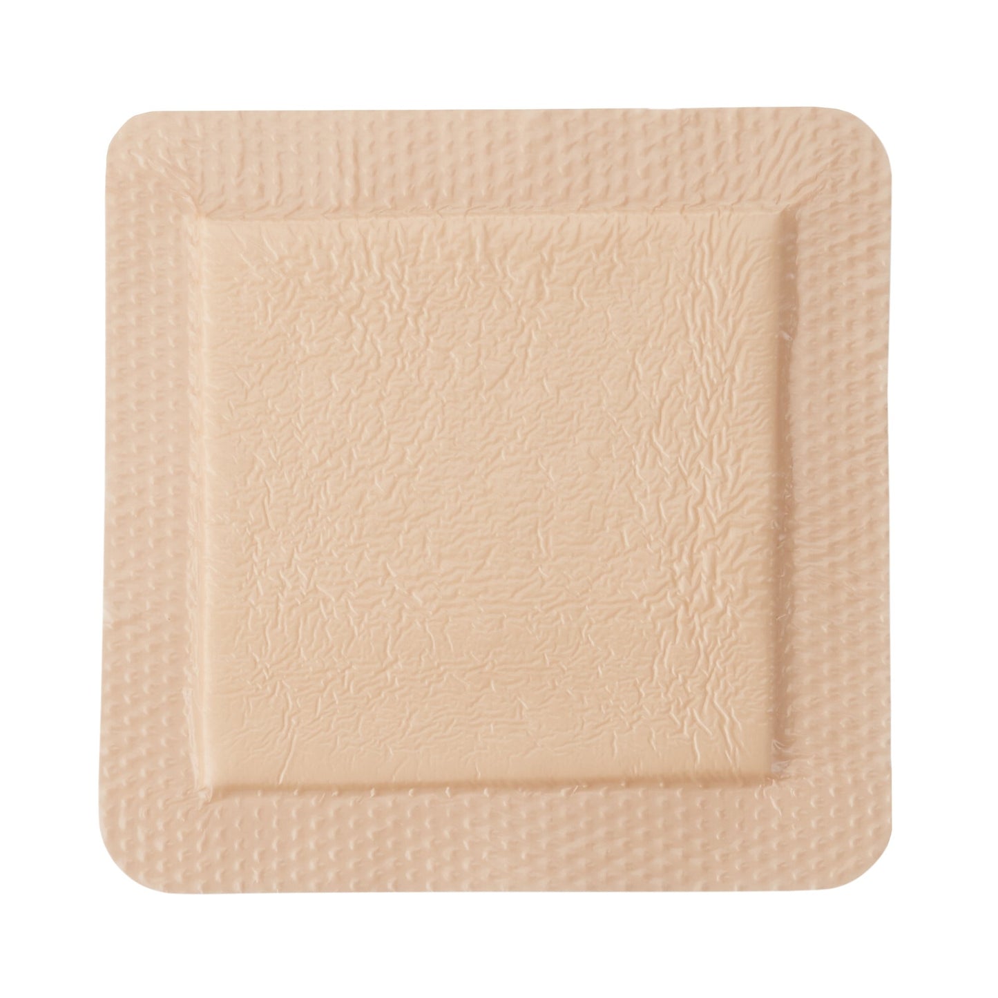 Foam Dressing McKesson 6 X 6 Inch With Border Film Backing Silicone Gel Adhesive Square Sterile