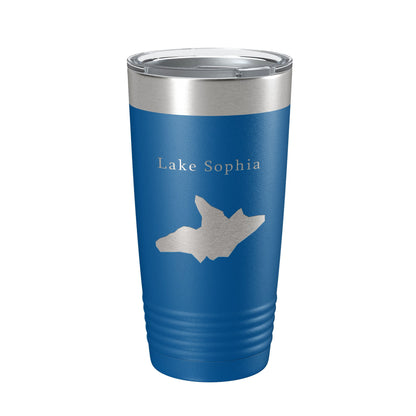 Lake Sophia Map Tumbler Travel Mug Insulated Laser Engraved Coffee Cup Hot Springs Village Arkansas 20 oz-6