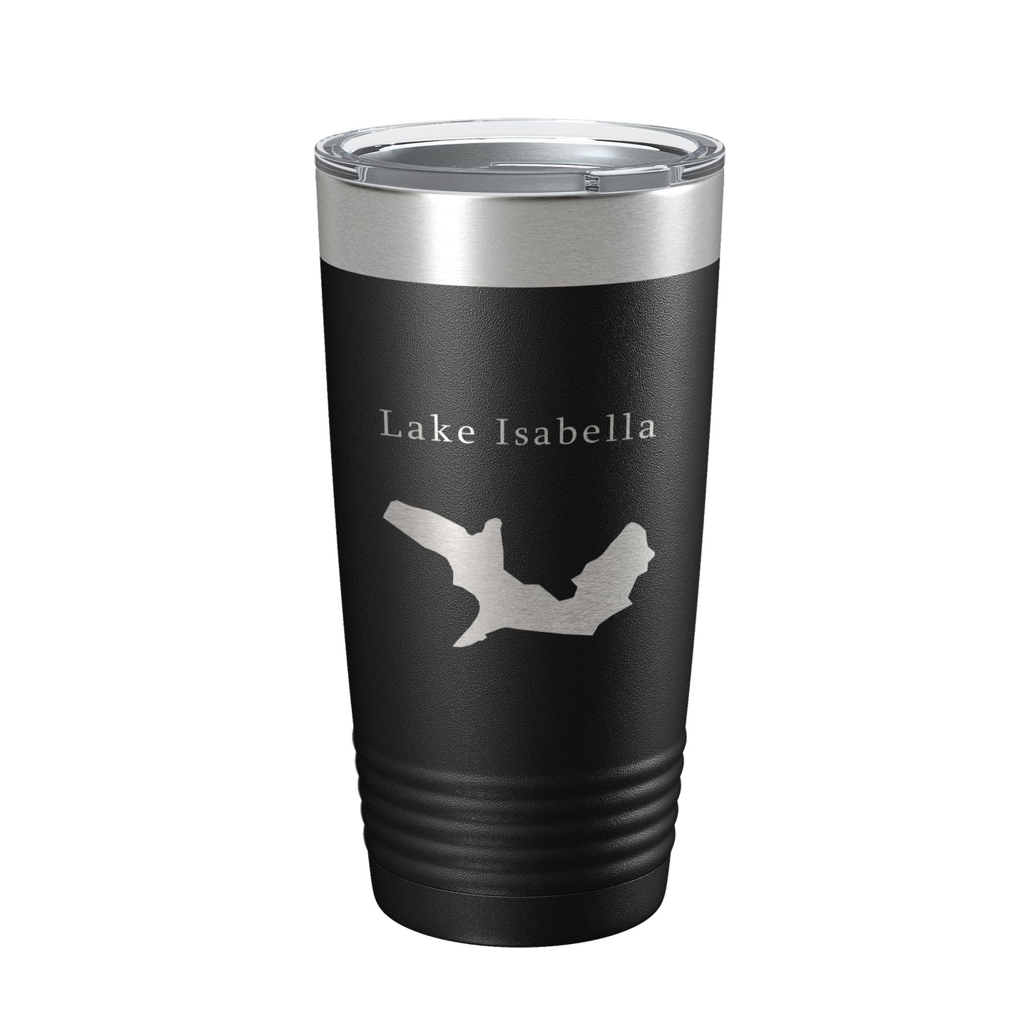 Lake Isabella Map Tumbler Travel Mug Insulated Laser Engraved Coffee Cup Hot Springs Village Arkansas 20 oz-0
