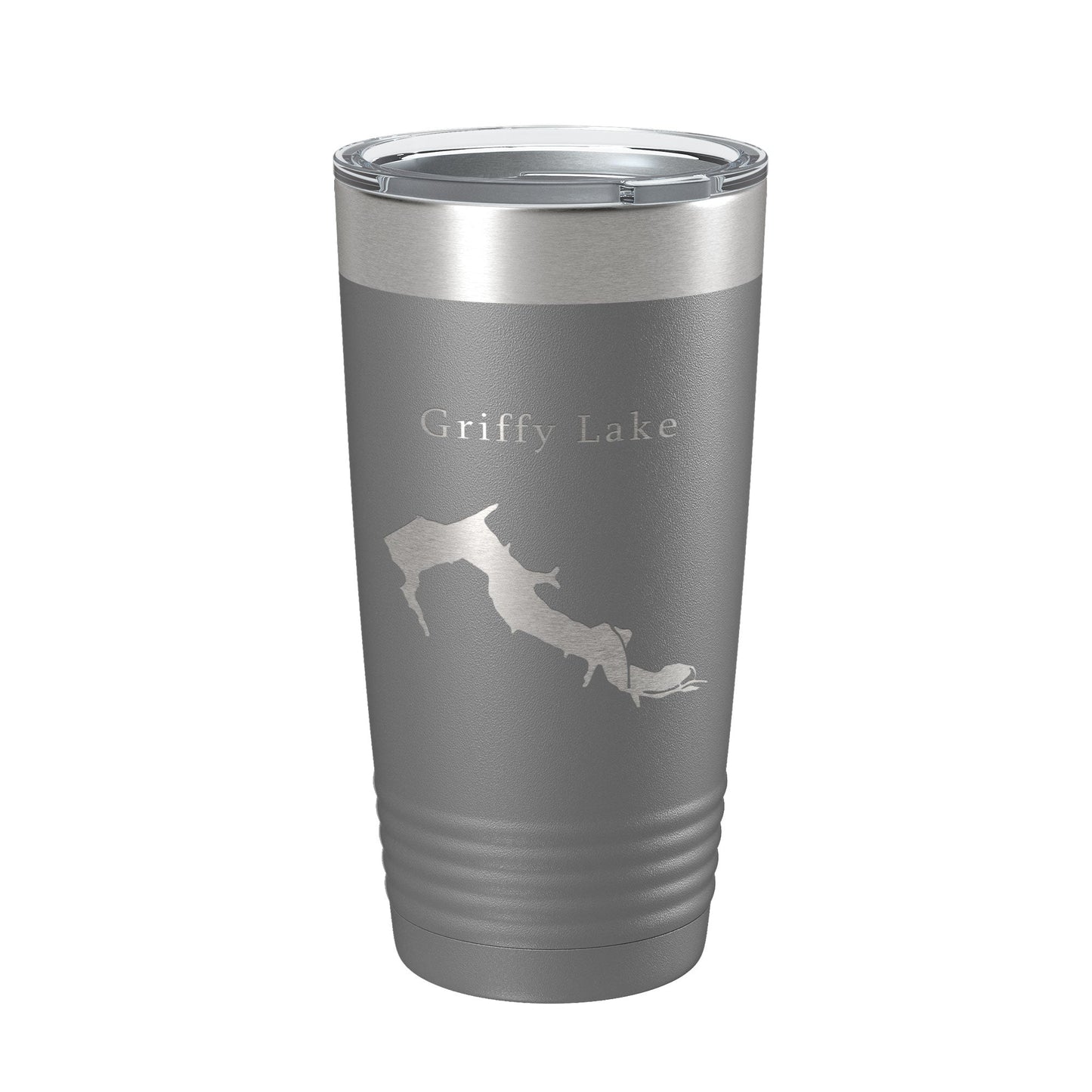 Griffy Lake Map Tumbler Travel Mug Insulated Laser Engraved Coffee Cup Indiana 20 oz-16