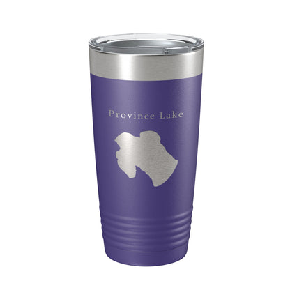 Province Lake Map Tumbler Travel Mug Insulated Laser Engraved Coffee Cup New Hampshire 20 oz-15