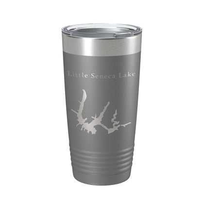 Little Seneca Lake Map Tumbler Travel Mug Insulated Laser Engraved Coffee Cup Maryland 20 oz-16
