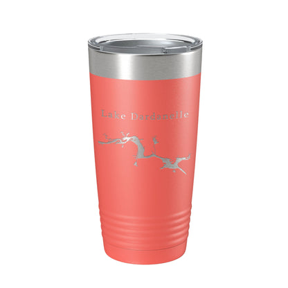 Lake Dardanelle Map Tumbler Travel Mug Insulated Laser Engraved Coffee Cup Arkansas 20 oz-20