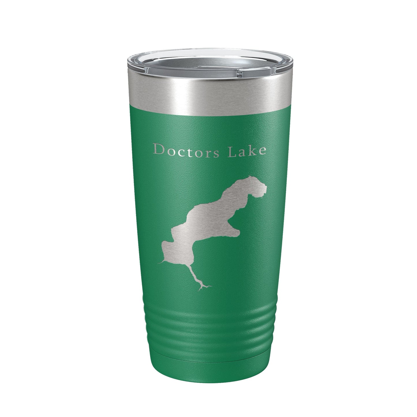 Doctors Lake Map Tumbler Travel Mug Insulated Laser Engraved Coffee Cup Florida 20 oz-9