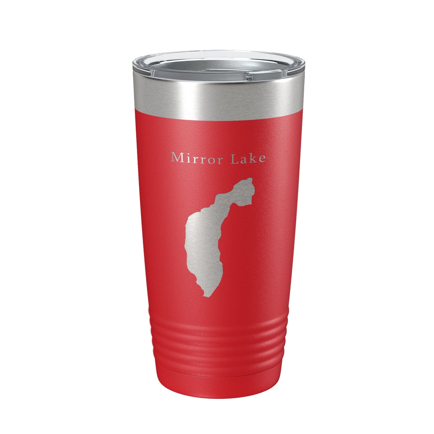 Mirror Lake Map Tumbler Travel Mug Insulated Laser Engraved Coffee Cup New York 20 oz-10