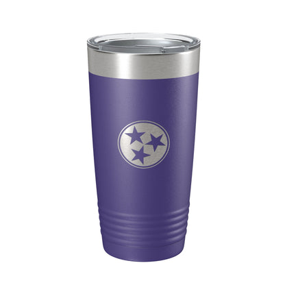 Tennessee Tristar Tumbler TN State Symbol Travel Mug Insulated Laser Engraved Coffee Cup 20 oz-15
