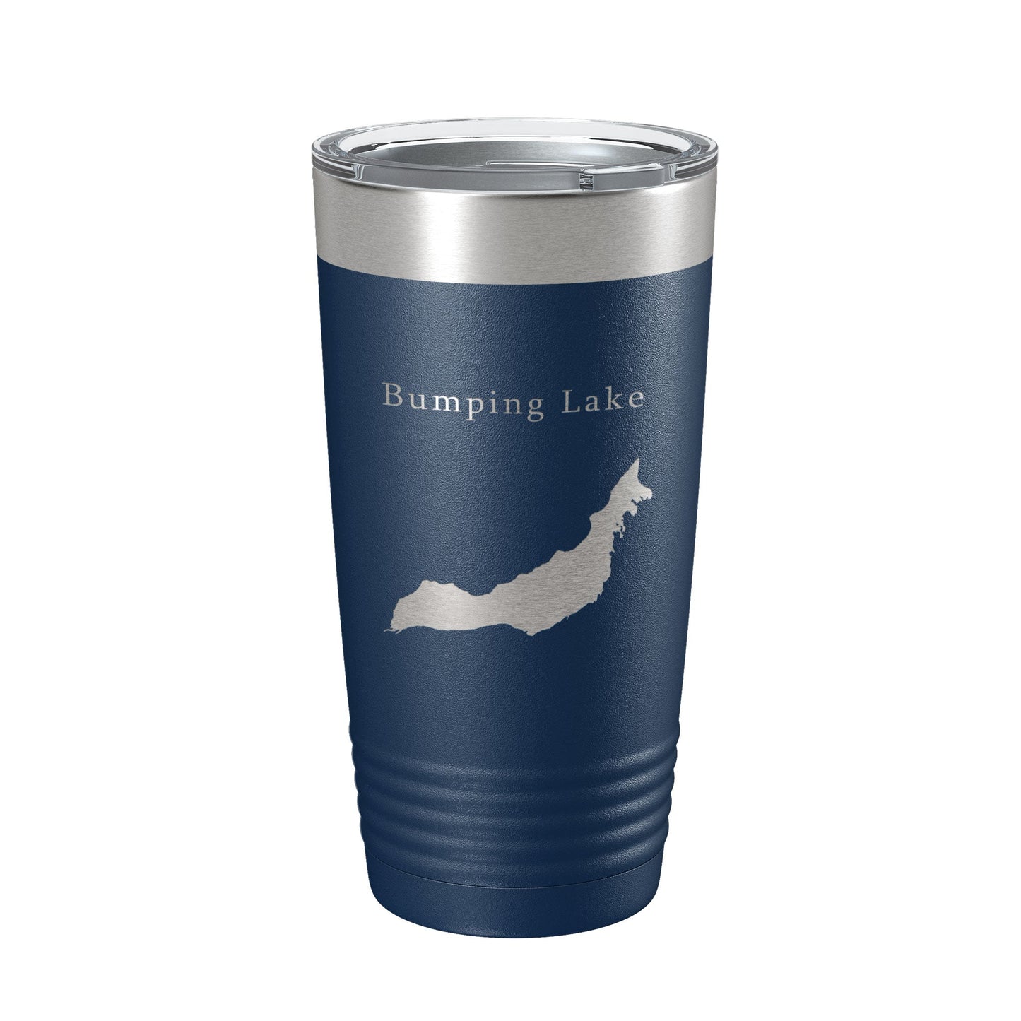 Bumping Lake Map Tumbler Travel Mug Insulated Laser Engraved Coffee Cup Washington 20 oz-8