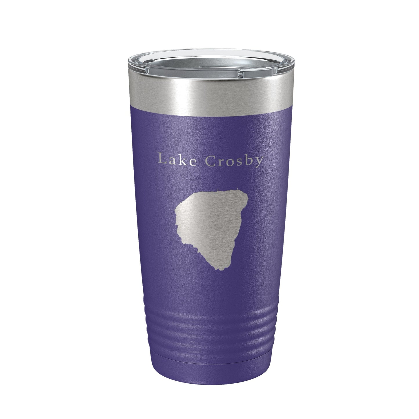 Lake Crosby Map Tumbler Travel Mug Insulated Laser Engraved Coffee Cup Florida 20 oz-15
