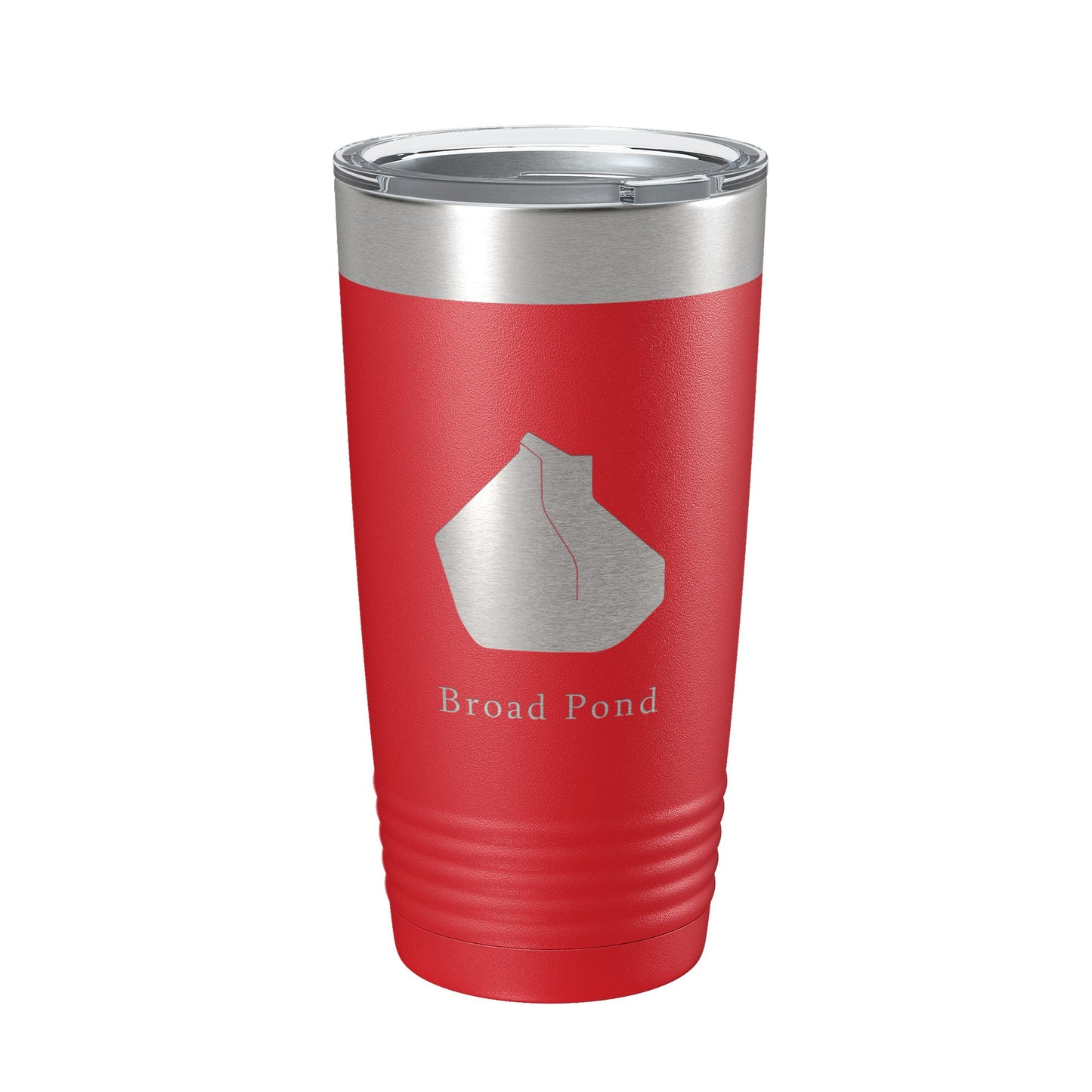 Broad Pond Tumbler Lake Map Travel Mug Insulated Laser Engraved Coffee Cup Indiana 20 oz-10