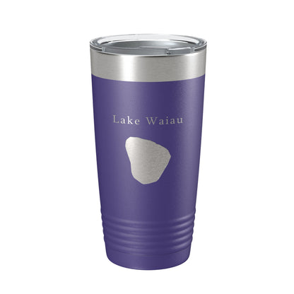 Lake Waiau Map Tumbler Travel Mug Insulated Laser Engraved Coffee Cup Hawaii 20 oz-15