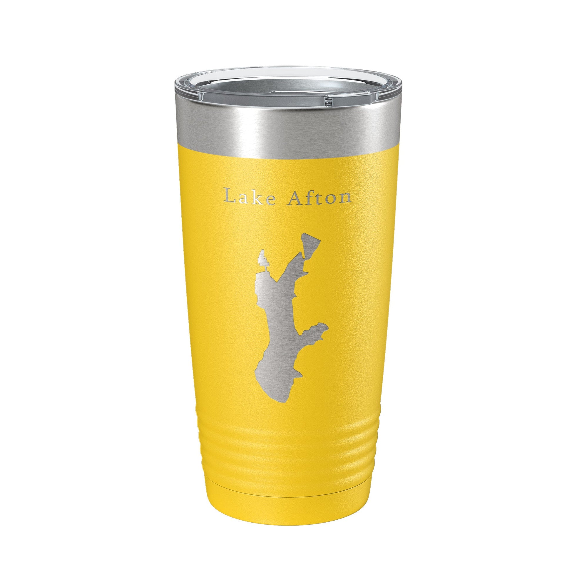 Lake Afton Map Tumbler Travel Mug Insulated Laser Engraved Coffee Cup Kansas 20 oz-4