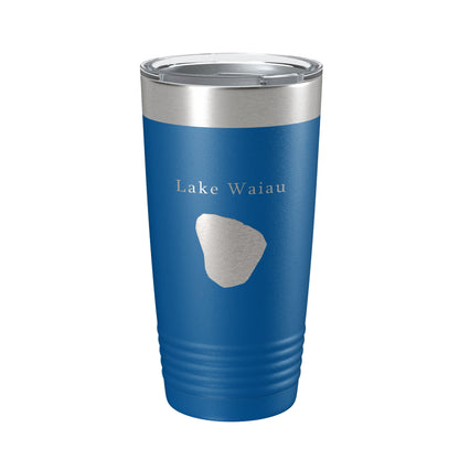 Lake Waiau Map Tumbler Travel Mug Insulated Laser Engraved Coffee Cup Hawaii 20 oz-6