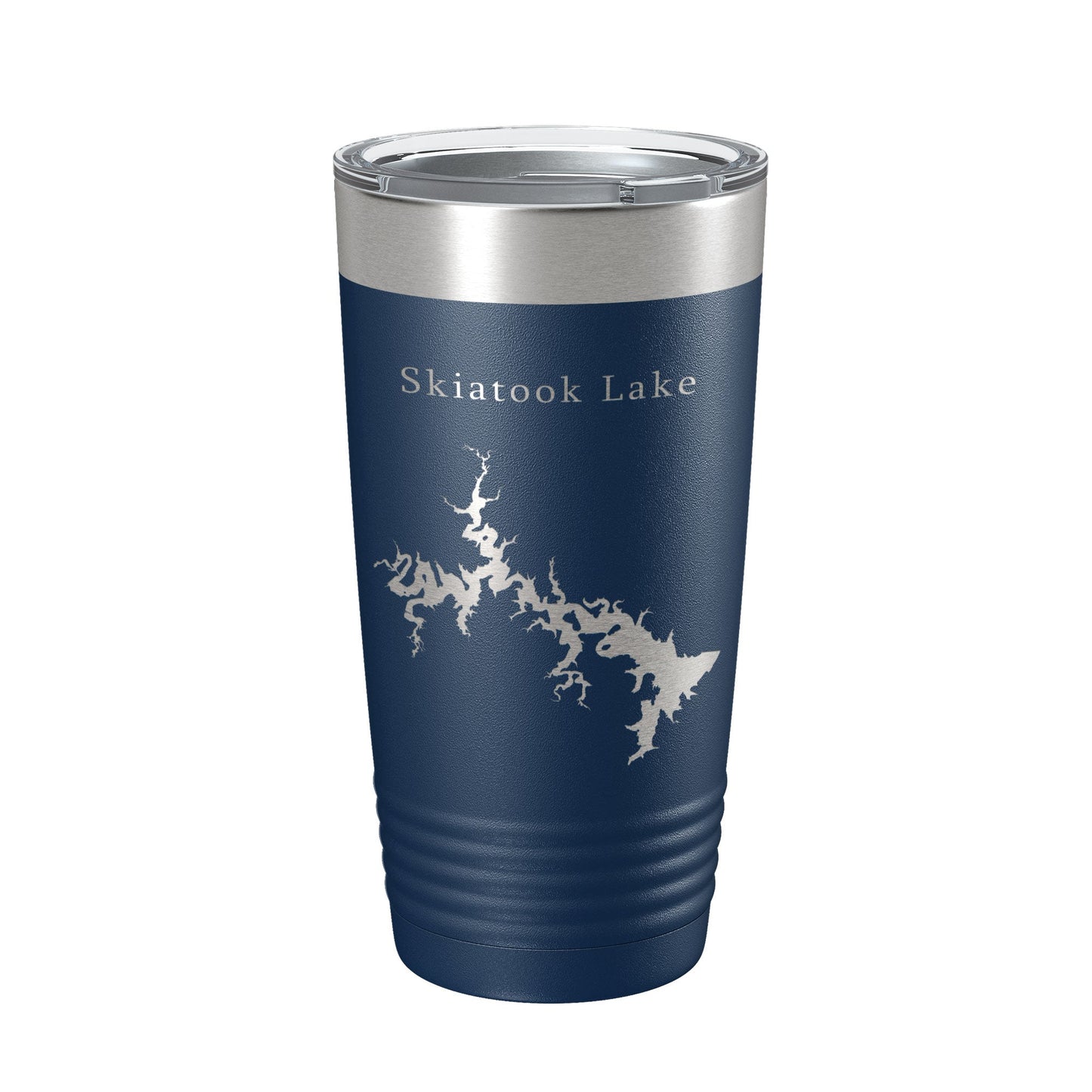 Skiatook Lake Map Tumbler Travel Mug Insulated Laser Engraved Coffee Cup Oklahoma 20 oz-8