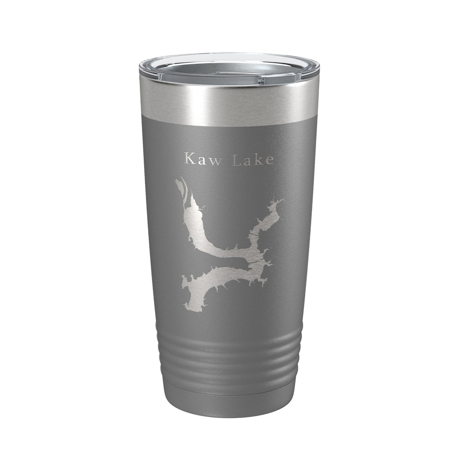 Kaw Lake Map Tumbler Travel Mug Insulated Laser Engraved Coffee Cup Oklahoma 20 oz-16