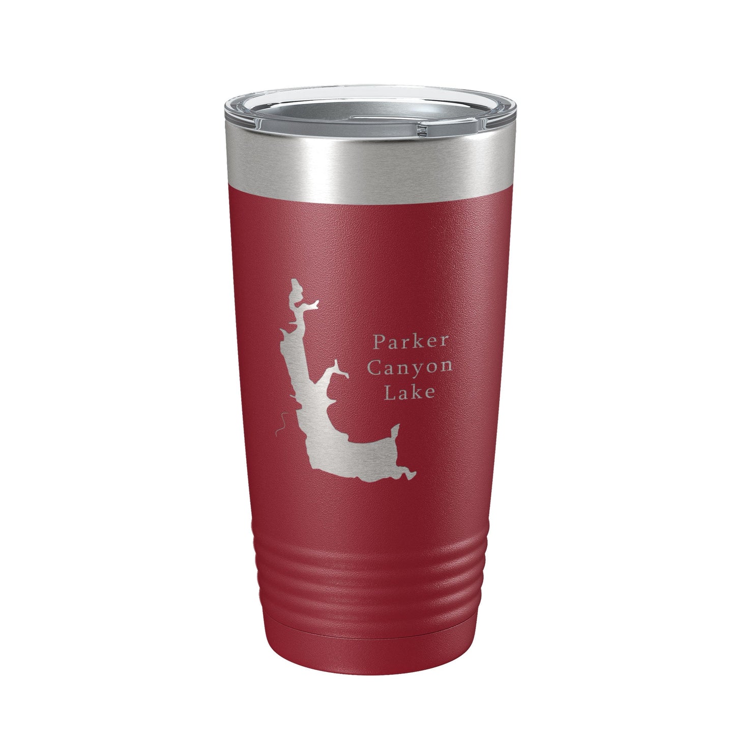 Parker Canyon Lake Map Tumbler Travel Mug Insulated Laser Engraved Coffee Cup Arizona 20 oz-18