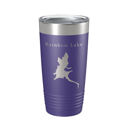 Rainbow Lake Map Tumbler Travel Mug Insulated Laser Engraved Coffee Cup Arizona 20 oz-15