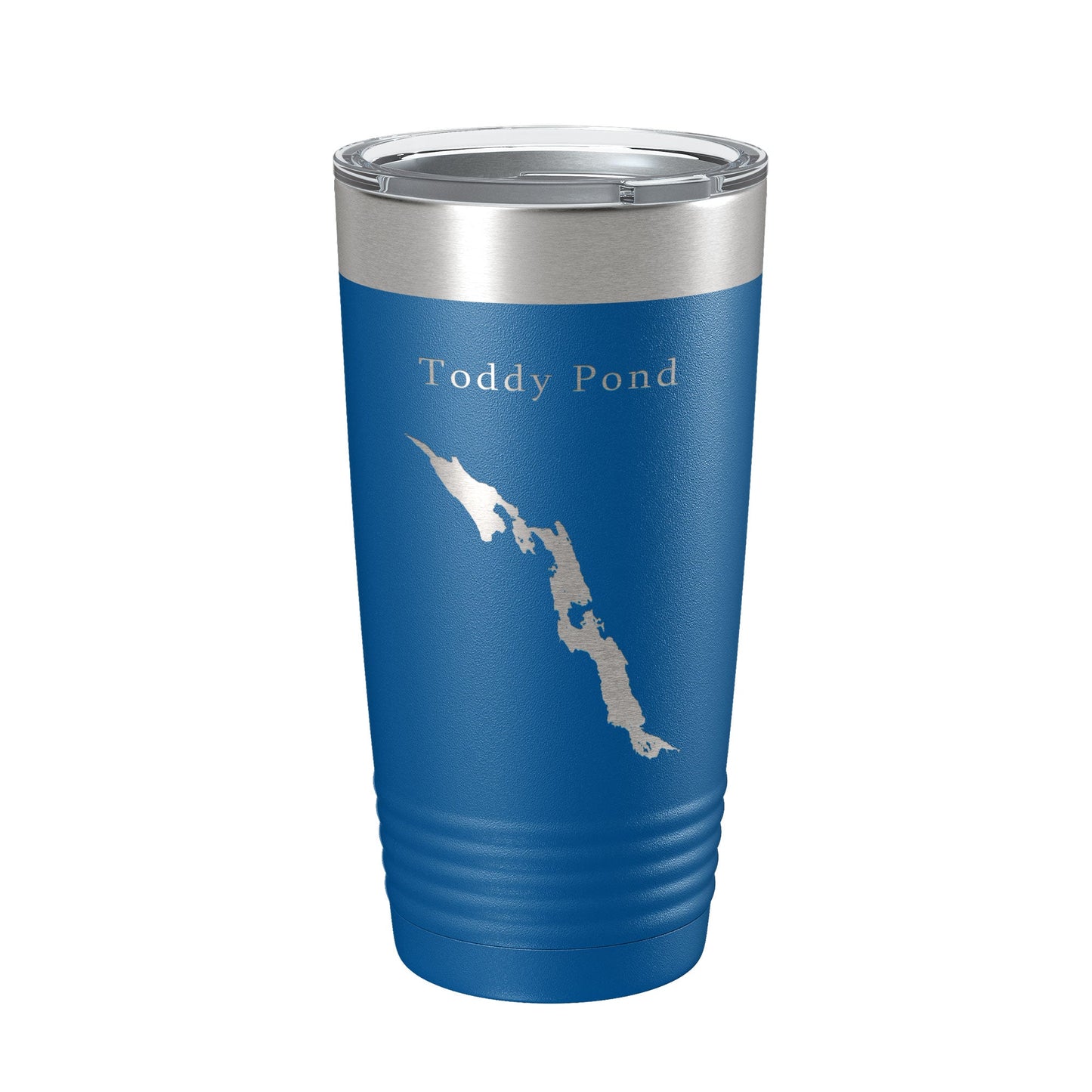 Toddy Pond Tumbler Lake Map Travel Mug Insulated Laser Engraved Coffee Cup Maine 20 oz-6
