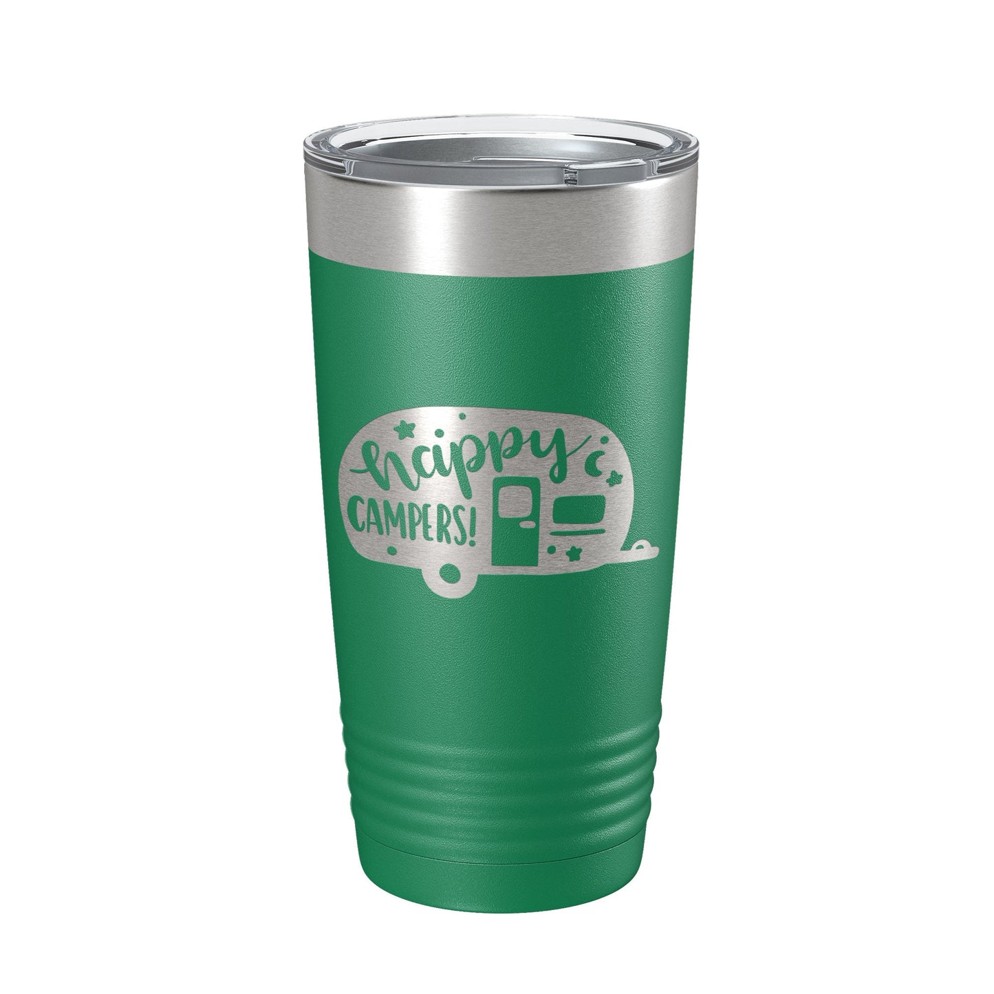 Happy Campers Tumbler RV Camping Travel Mug Gift Insulated Laser Engraved Coffee Cup Tent Outdoors 20 oz-9