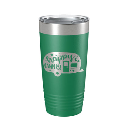 Happy Campers Tumbler RV Camping Travel Mug Gift Insulated Laser Engraved Coffee Cup Tent Outdoors 20 oz-9