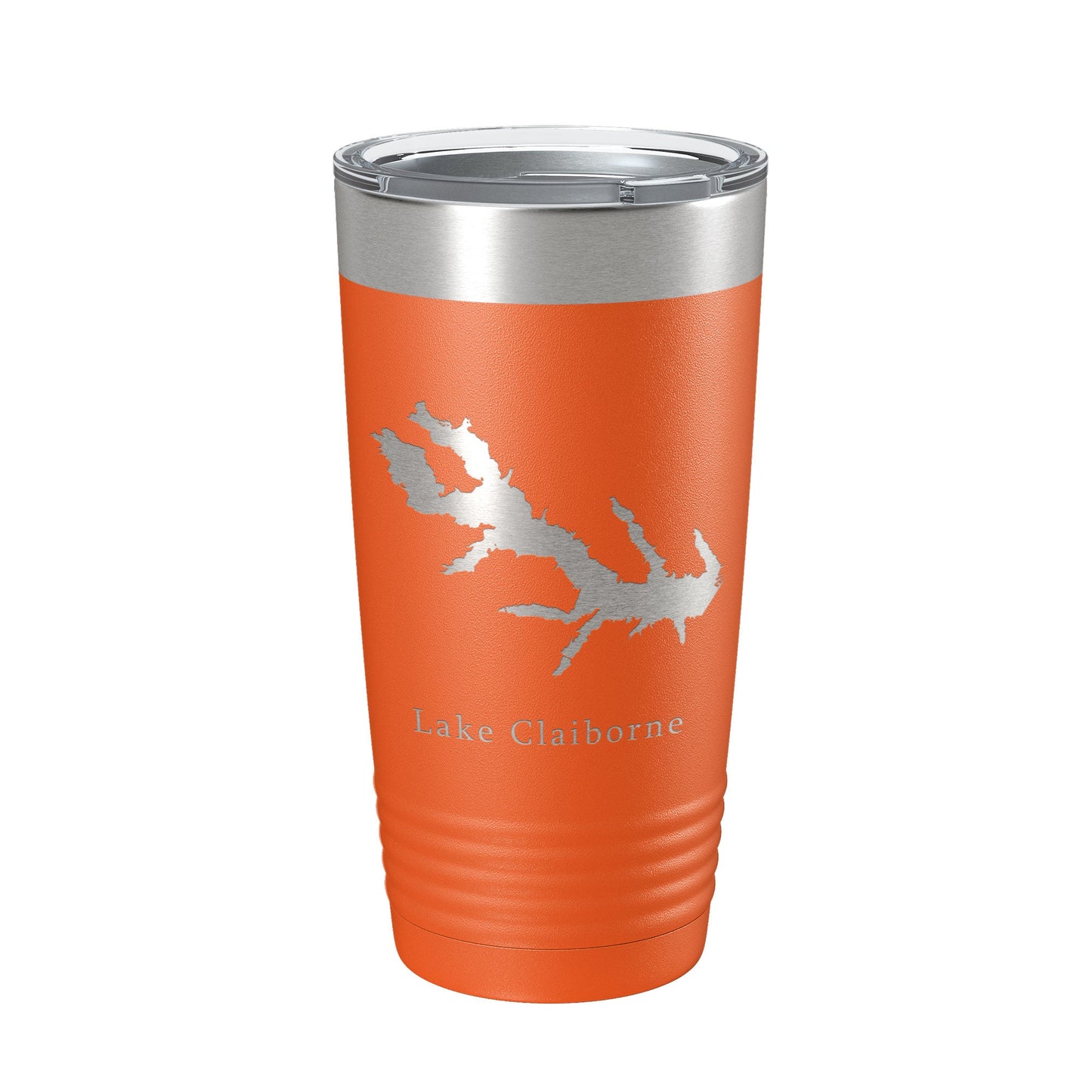 Lake Claiborne Map Tumbler Travel Mug Insulated Laser Engraved Coffee Cup Louisiana 20 oz-17