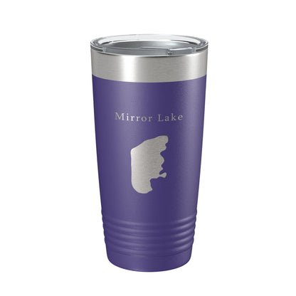 Mirror Lake Map Tumbler Travel Mug Insulated Laser Engraved Coffee Cup Utah 20 oz-15