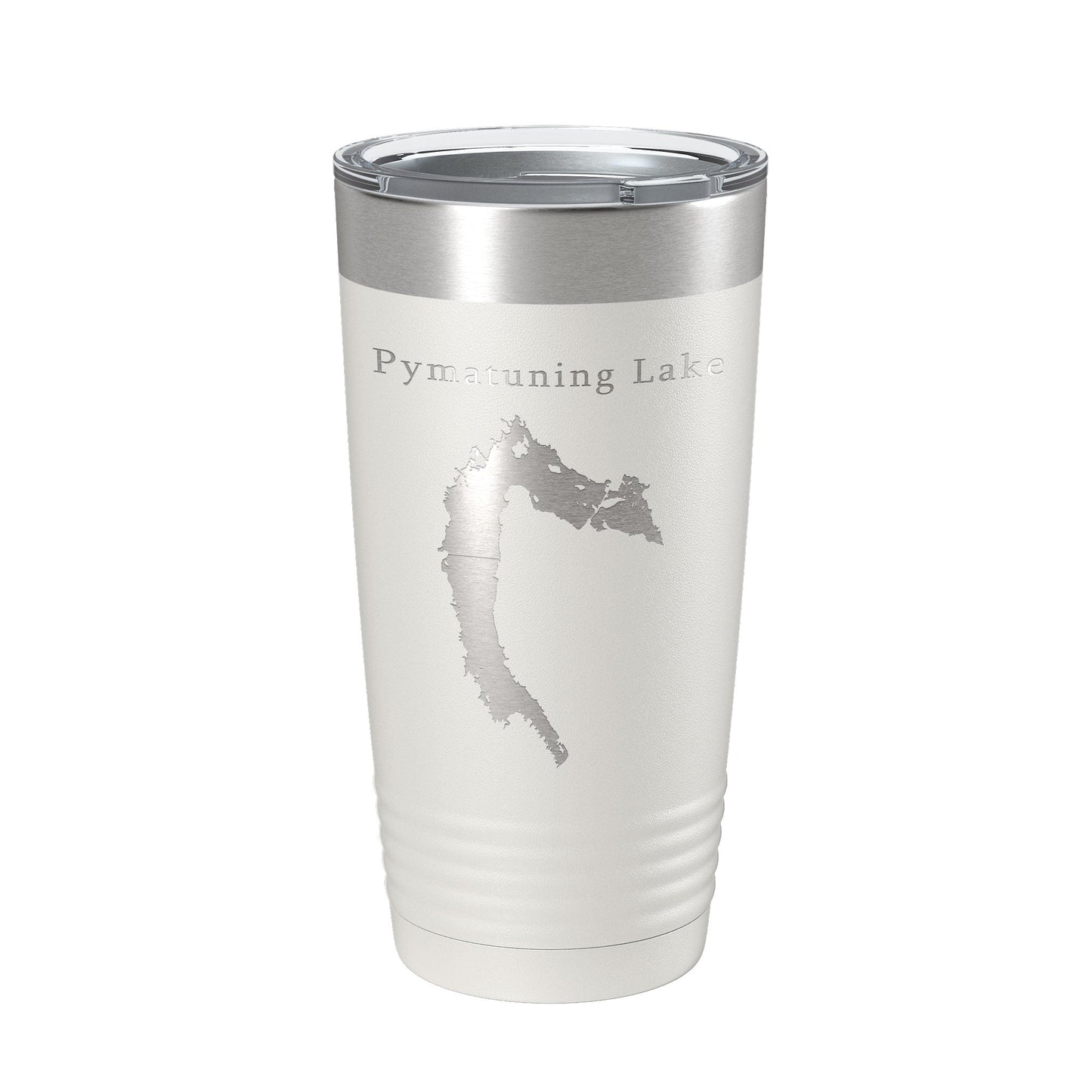 Pymatuning Lake Map Tumbler Travel Mug Insulated Laser Engraved Coffee Cup Ohio Pennsylvania 20 oz-7