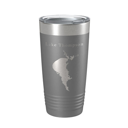 Lake Thompson Map Tumbler Travel Mug Insulated Laser Engraved Coffee Cup South Dakota 20 oz-16
