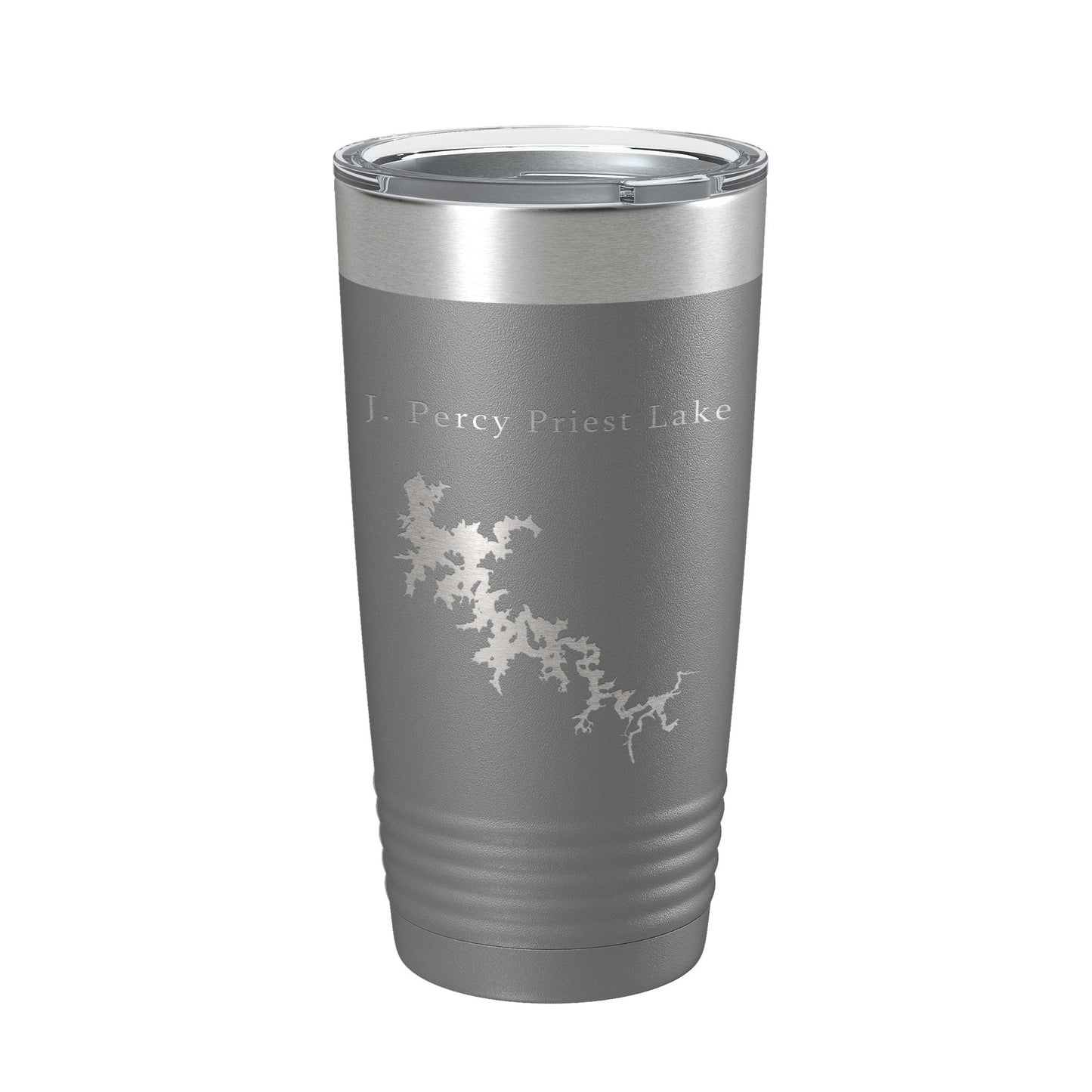 J. Percy Priest Lake Map Tumbler Travel Mug Insulated Laser Engraved Coffee Cup Tennessee 20 oz-16