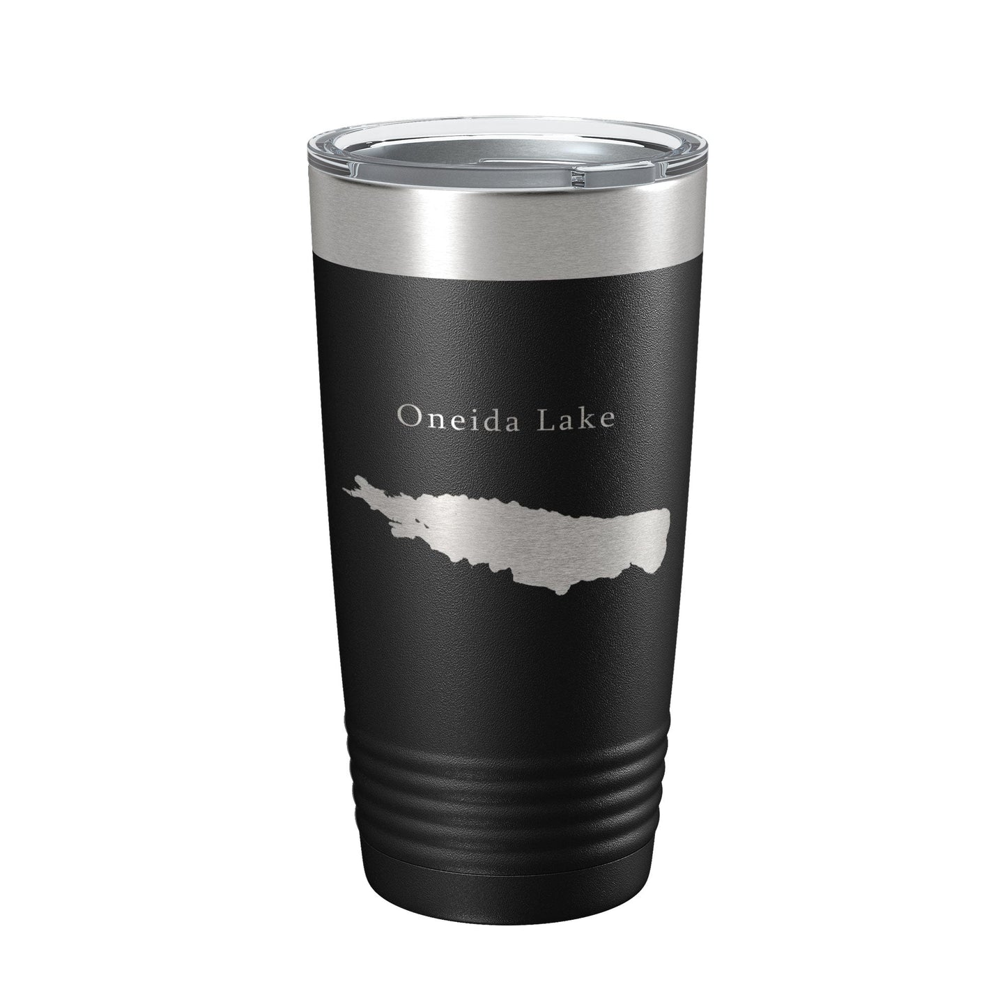 Oneida Lake Map Tumbler Travel Mug Insulated Laser Engraved Coffee Cup New York 20 oz-0